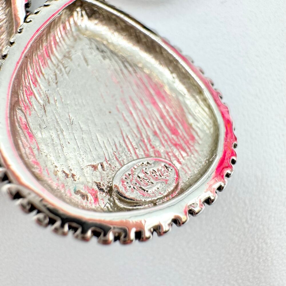 Premier Designs Black Teardrop Cabochon Bali Style Earrings Eastern Ethnic Boho - Picture 4 of 9